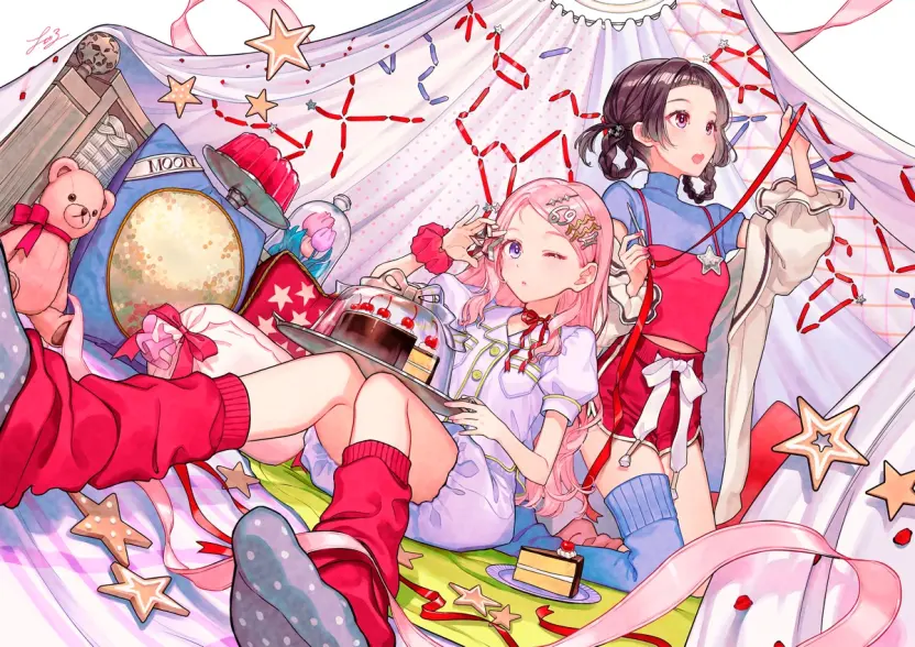 チェリ子さんのオリジナル作品「星を結ぶ」