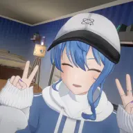 星街すいせいさん新3D衣装。キャップもキュートなストリートスタイル！