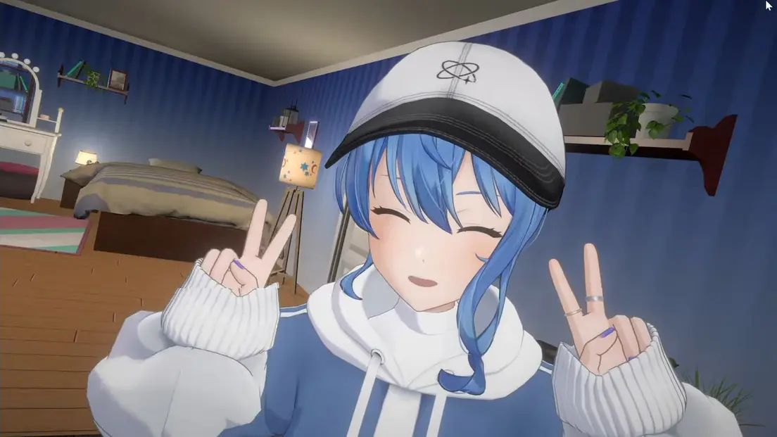 星街すいせいさん新3D衣装。キャップもキュートなストリートスタイル！