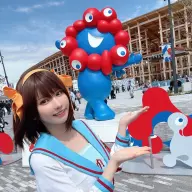 大阪・関西万博のトークショーに出演したえなこさん