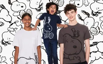 ポップアートの旗手KAWS×スヌーピー UTからTシャツ、ぬいぐるみ発売