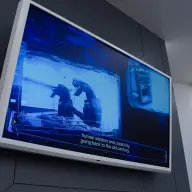 画面には、世界観を紹介するコンセプトムービーが流れている