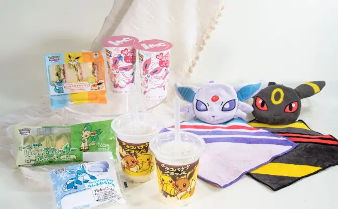イーブイの進化系「ブイズ」がファミマに大集合！ コラボメニューが発売