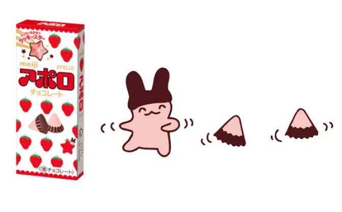 「アポロチョコレート」公式キャラクターのアポロちゃん、初のぬいぐるみ化