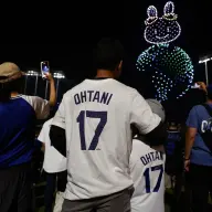 2024年の「hololive night」-2／画像はMLB公式Xから