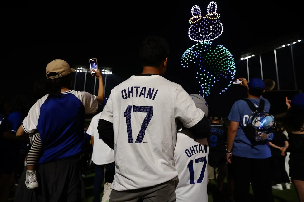 2024年の「hololive night」-2／画像はMLB公式Xから
