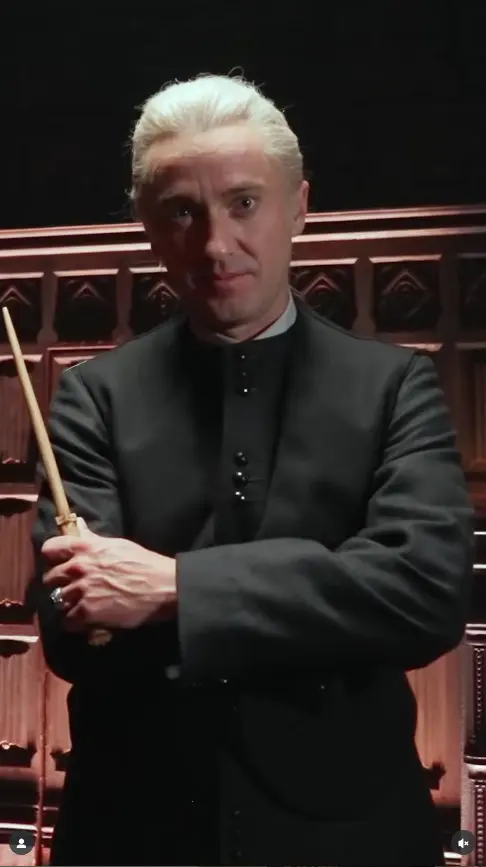 ドラコ・マルフォイ役、トム・フェルトンさん／画像はブロードウェイ公演公式Instagramから