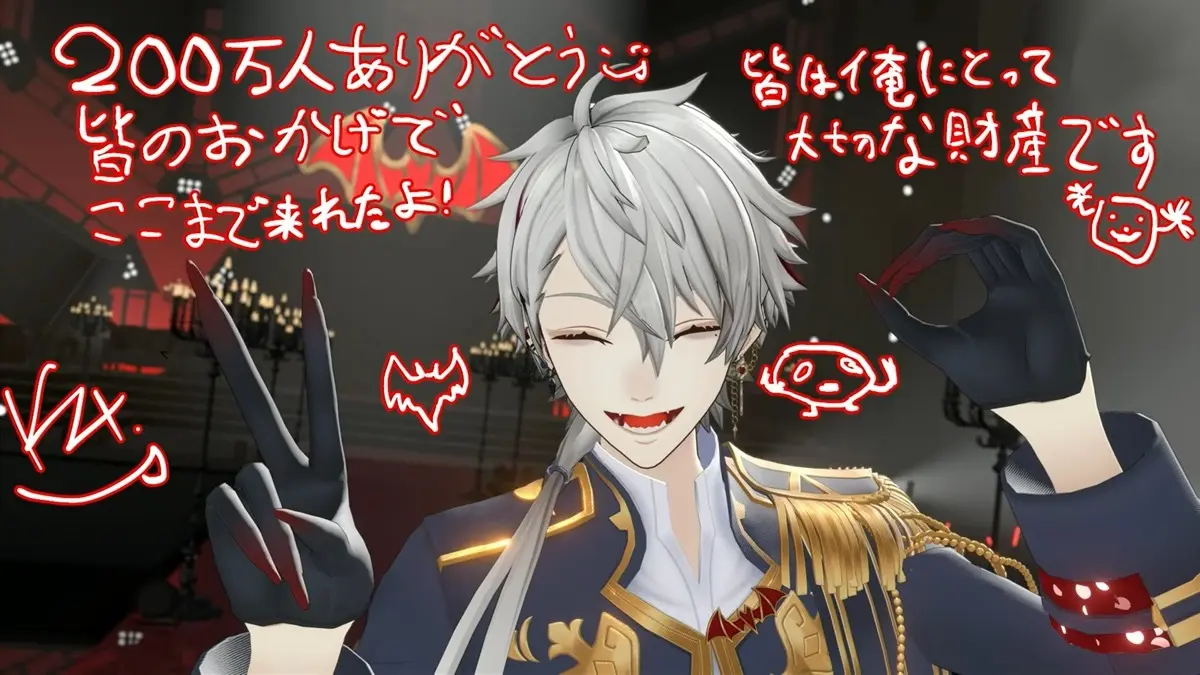 葛葉、原宿で単独ポップアップストア開催　登録者200万人記念グッズを販売