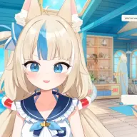 Live2Dをお披露目したsaba samekoさん／画像は<a href="https://www.youtube.com/live/pYVEIX7nSEs" target="_blank">YouTube</a>のスクリーンショット
