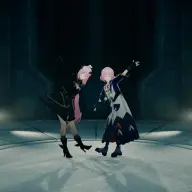 バーチャルライブ「ARK或ル世界」で新曲「光」を披露したMori Calliopeさん（画像左）、花譜さん（画像右）／画像は<a href="https://x.com/virtual_kaf/status/1935664529184338404" target="_blank">花譜さん公式X</a>から