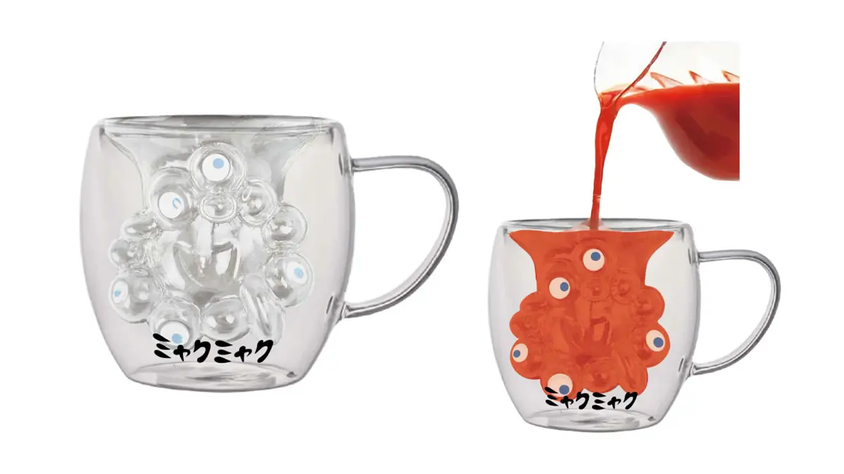 ジュースを注ぐとミャクミャクが顕現！ 万博新グッズが神秘的