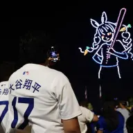 2024年の「hololive night」-3／画像はMLB公式Xから