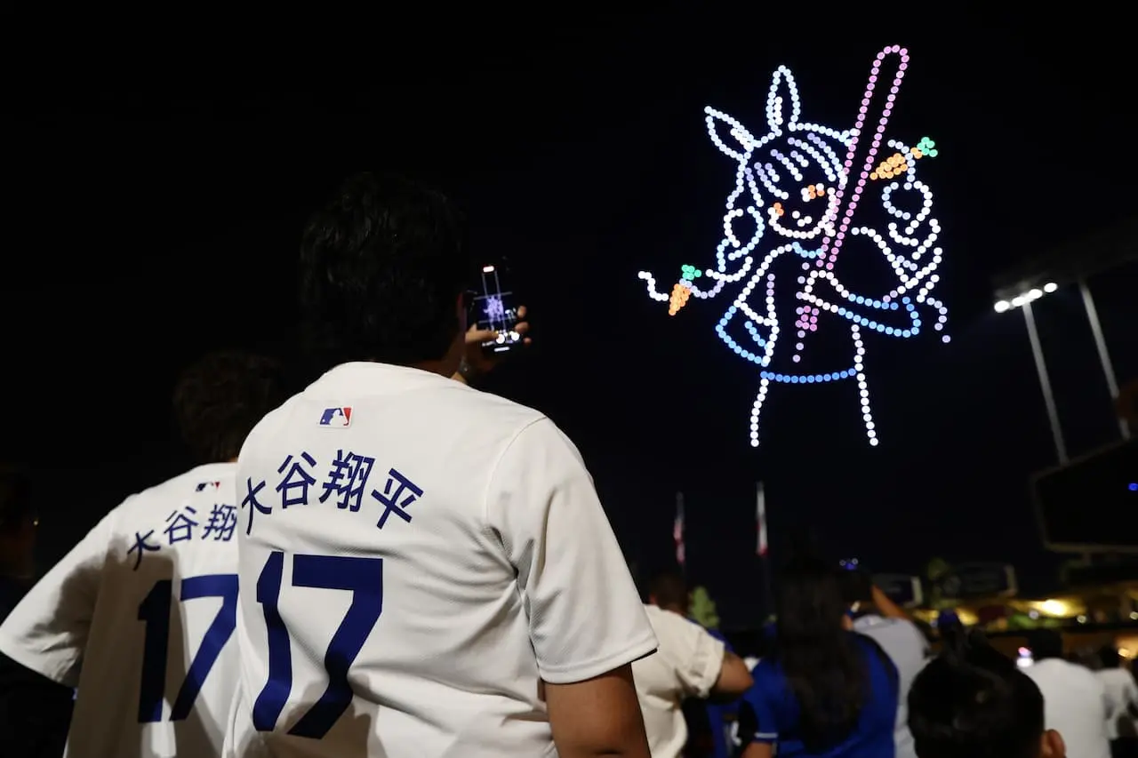 2024年の「hololive night」-3／画像はMLB公式Xから