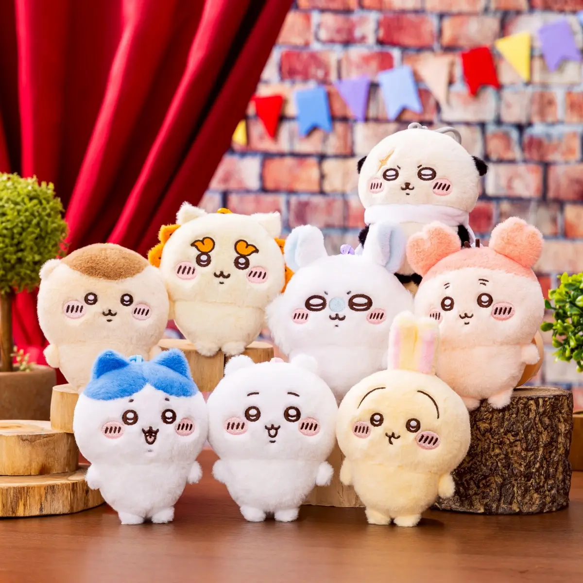 ちいかわパーク ぷわころマスコット（全8種）　各¥1,650（税込）