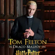 再びドラコ・マルフォイを演じることとなったトム・フェルトンさん／画像は<a href="https://www.instagram.com/p/DKhPT4VgNCF/" target="_blank">ブロードウェイ公演公式Instagram</a>から