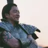 絶妙な表情を浮かべる、大沢たかおさん演じる王騎将軍／画像は映画キングダム公式Xから