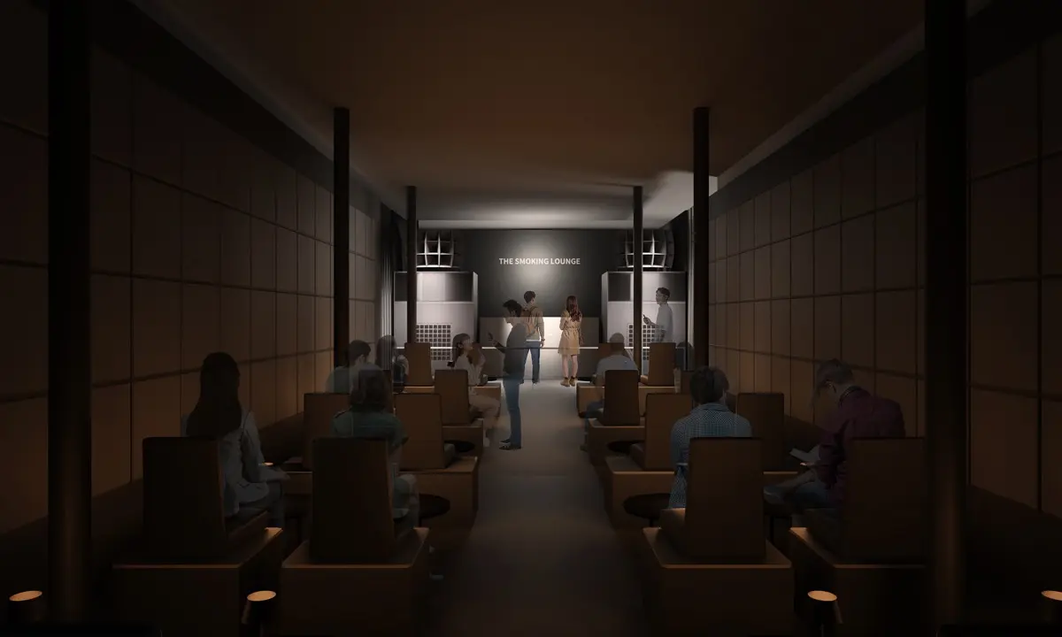 世界一音響の良い喫煙所のイメージ