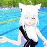 ぽこピーランド訪問直前にもVRChat配信をしていた白上フブキさん