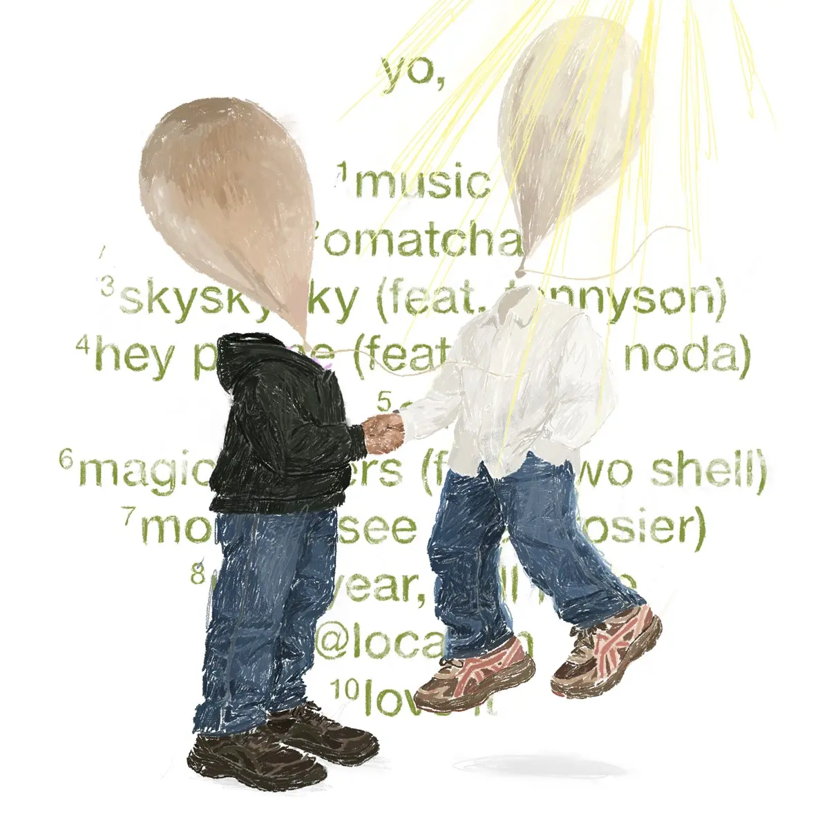 1stアルバム『yo,』ジャケット