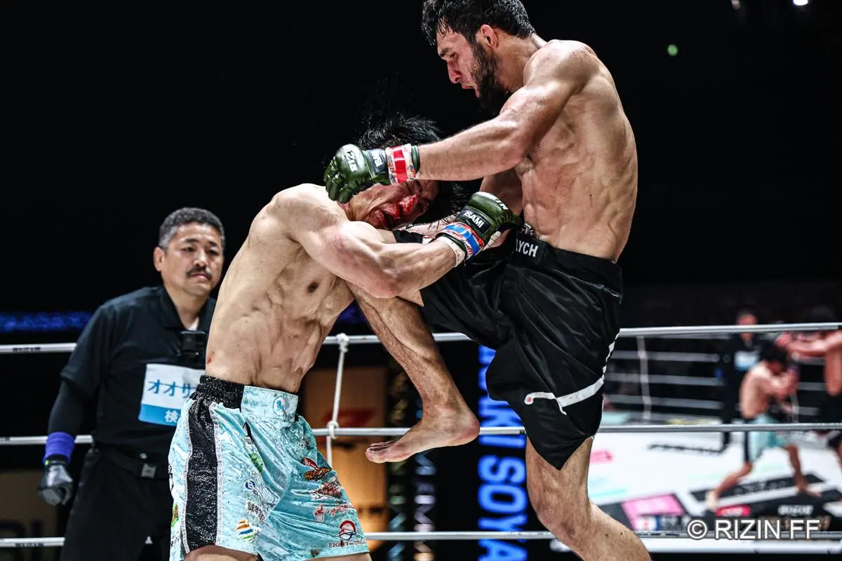 フライ級トーナメント1回戦 アリベク・ガジャマトフ vs. 征矢貴3