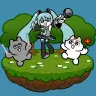 （左より）うすくろ、初音ミク、ンめねこ／画像はしりもとさんのXより