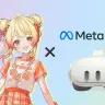 「Meta Quest」コラボ配信を行う音乃瀬奏さん、一条莉々華さん