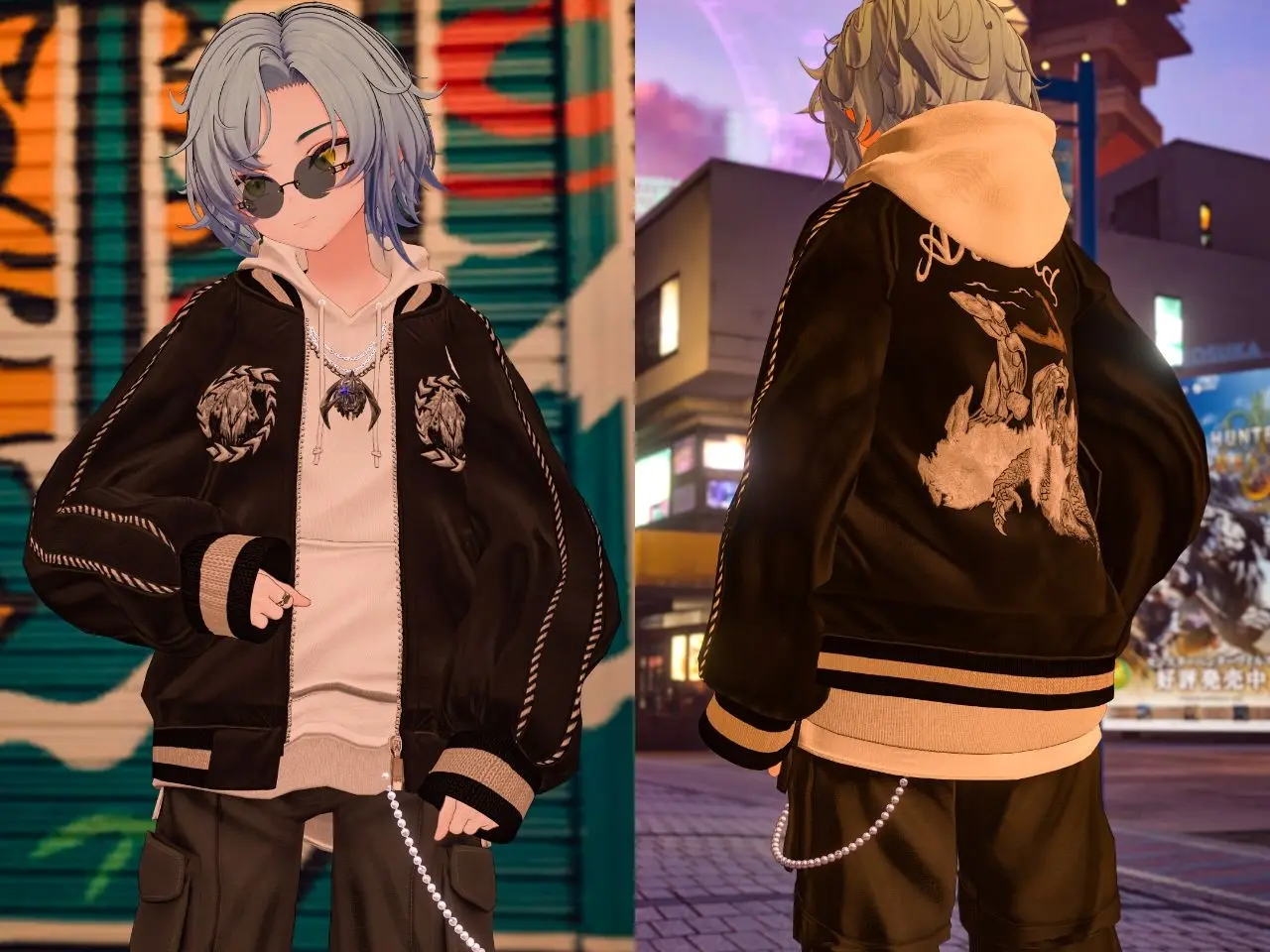 『モンハン』VRChat向け3Dスカジャンがワイルドで最高 しかも全部無料