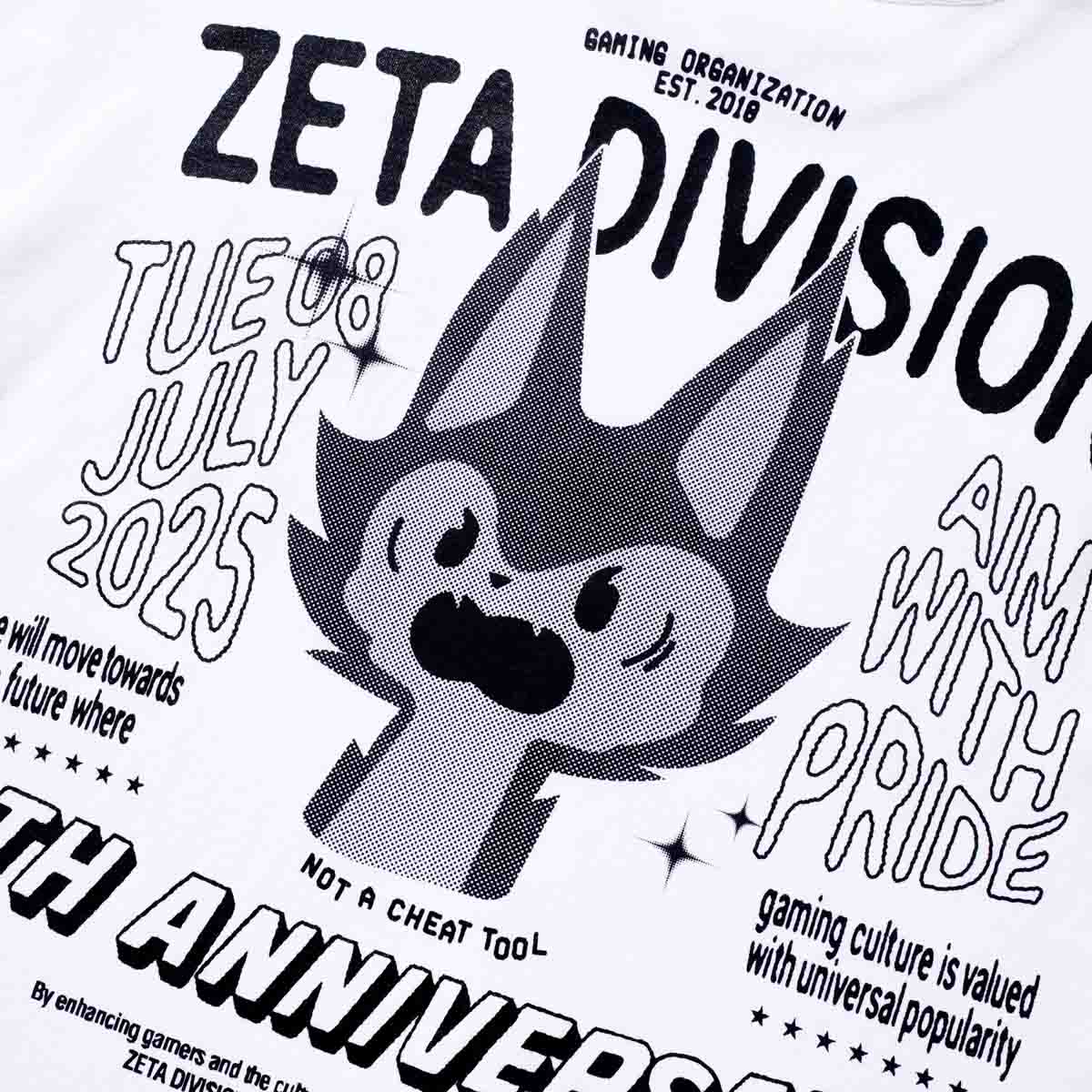 「ZETA DIVISION 4TH ANNIVERSARY TEE」-4
