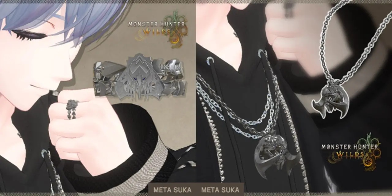 メタバースヨコスカ×『モンスターハンターワイルズ』コラボ3Dアクセサリー
