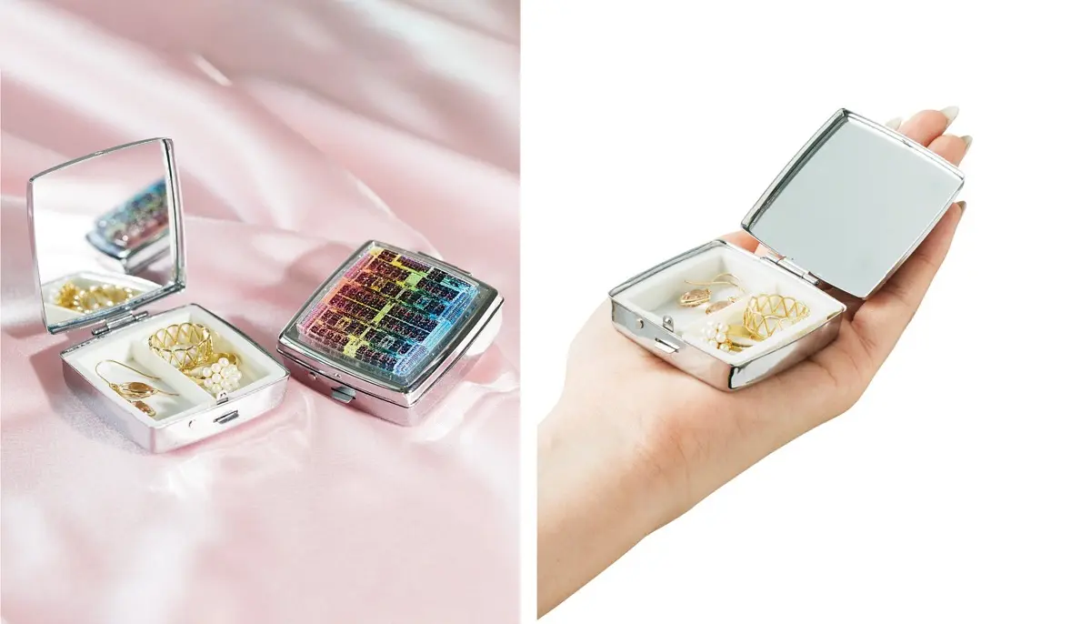 スーパーコンピュータ「富岳」CPUコンパクトミラーピルケース