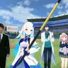 優勝旗を掲げるリゼ・ヘルエスタ監督