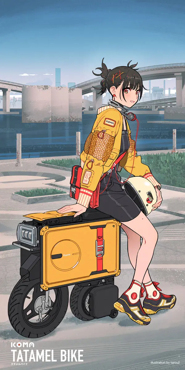 tarou2さんによる「ICOMA タタメルバイク」新ビジュアル1