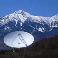 野辺山天文台の名物、45m電波望遠鏡 ©NAOJ