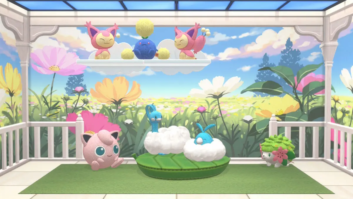 ゲットしたぬいぐるみで「ぬい部屋」を彩ることができる／画面は開発中のものです。また、画面には有料の追加ダウンロードコンテンツの内容が含まれます。