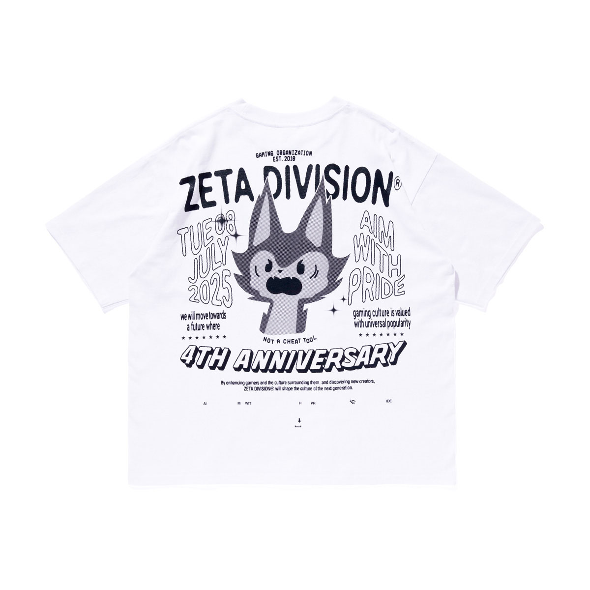 「ZETA DIVISION 4TH ANNIVERSARY TEE」-1