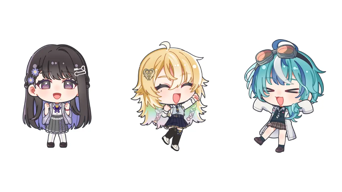 SDキャラ化した「SPRIX学園」 1期生