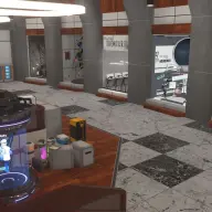 浅い区画はちょっときれいめの研究施設