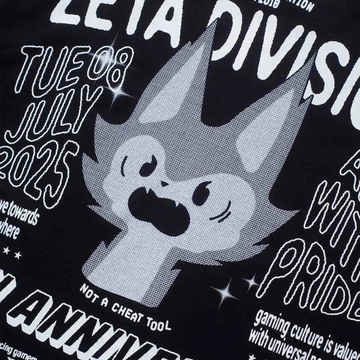 「ZETA DIVISION 4TH ANNIVERSARY TEE」-10