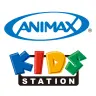アニマックスとキッズステーションのロゴ／画像は編集部が合成