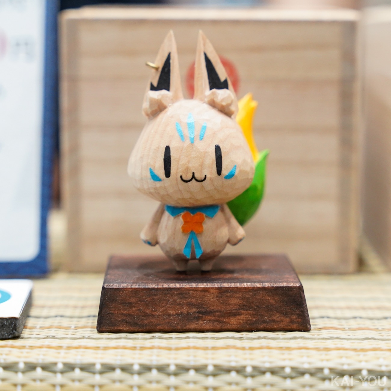 コミケで“白上フブキの木彫りの置物”を発見 工芸作家こだわりの一点モノ