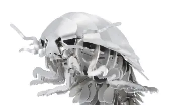 メタルなダイオウグソクムシ金属フィギュア工作キットかっけぇ！