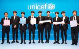 BTS(防弾少年団)が日本ユニセフとパートナー締結 暴力撲滅を呼びかけ