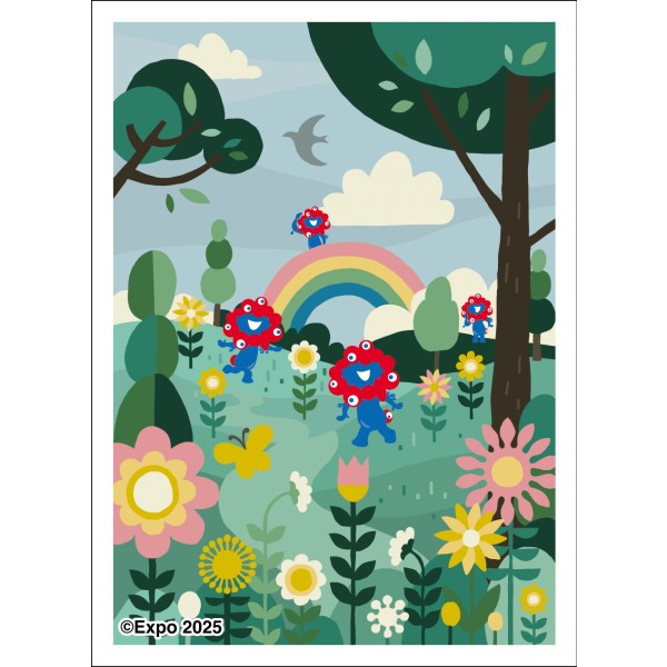 大阪・関西万博公式キャラクター ミャクミャク キャラクタースリーブ（春）