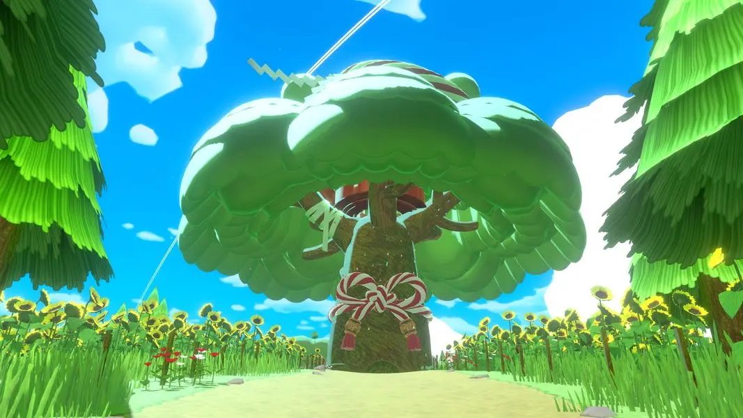 セミと化したVTuberが集まる大樹