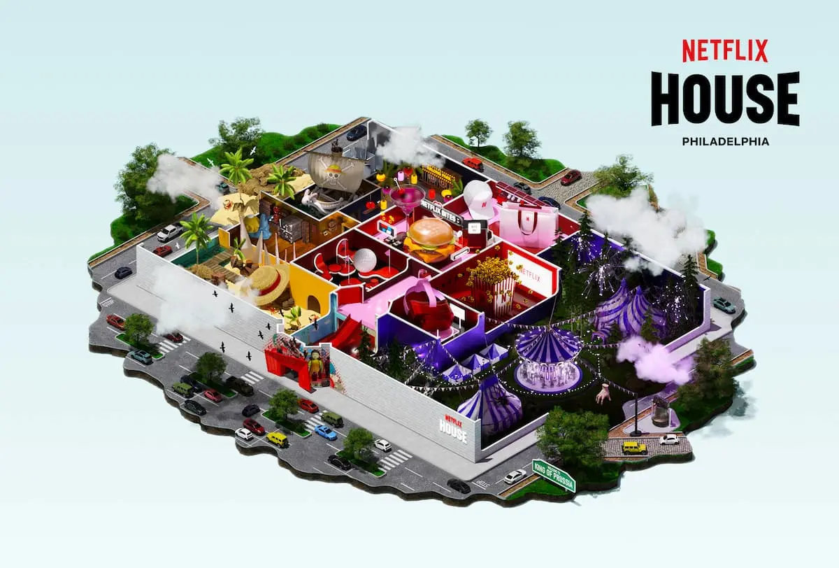 Netflix、アメリカに体験型施設を連続オープン 『イカゲーム』等のアトラクション展開