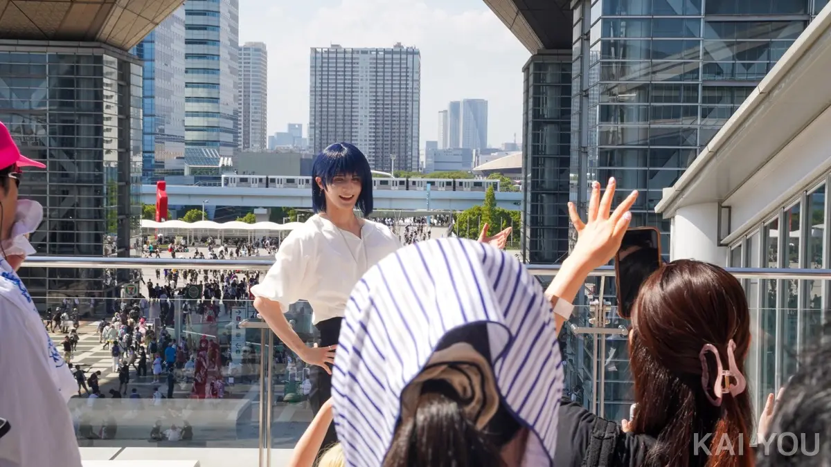 気温35度の中でこの笑顔