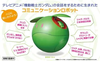 ハロと暮らす生活に憧れない？ ガンダム話ができるAI搭載