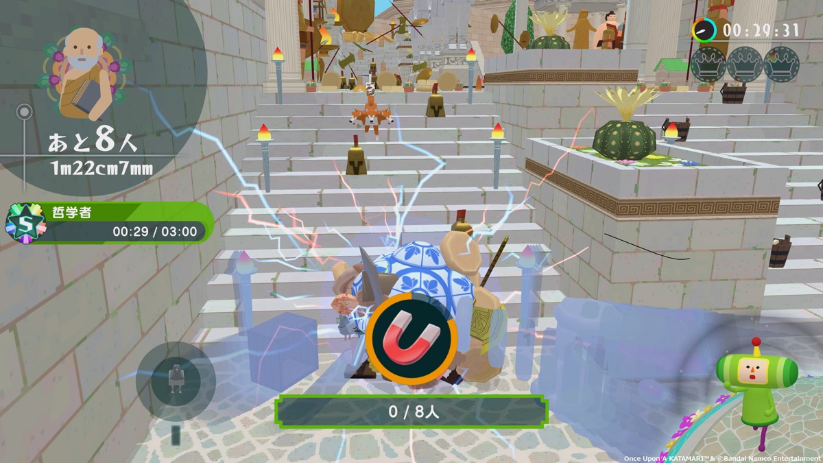 『ワンス・アポン・ア・塊魂』ゲーム画面[3]