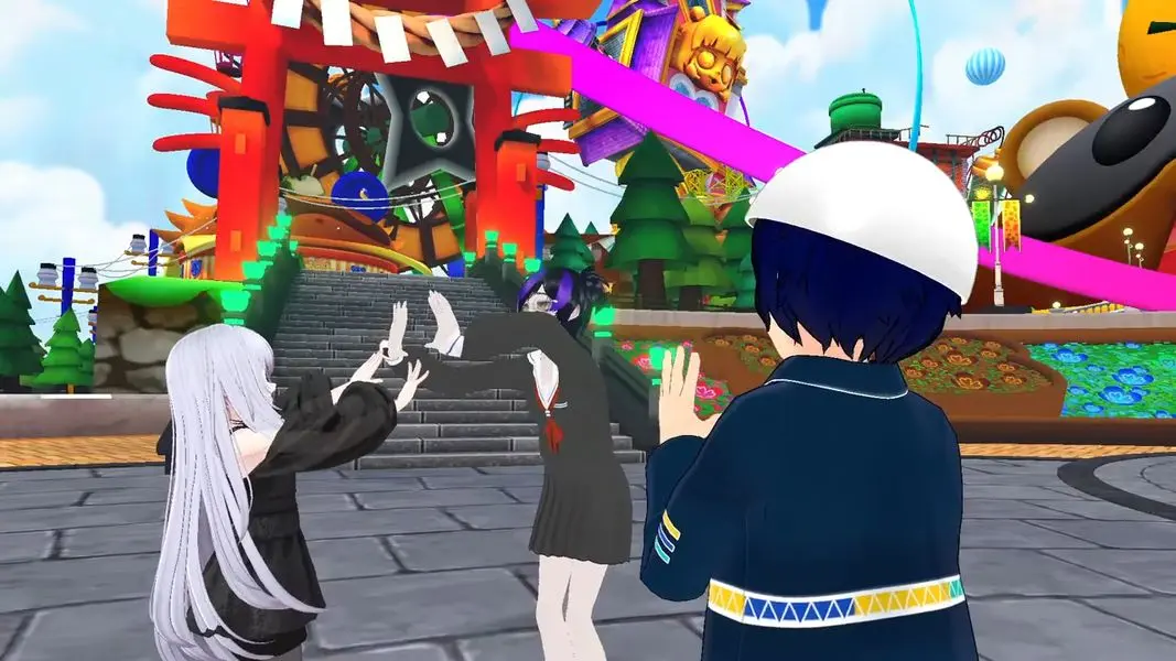 身振り手振りのコミュニケーションがしやすいのは「VRChat」の特色