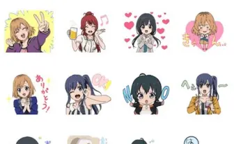 『SHIROBAKO』LINEスタンプでどんどんどーなつどーんといこう!!!